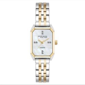 Anne Klein Diamond Radiance Two-Tone Watch 12/7751MPTT